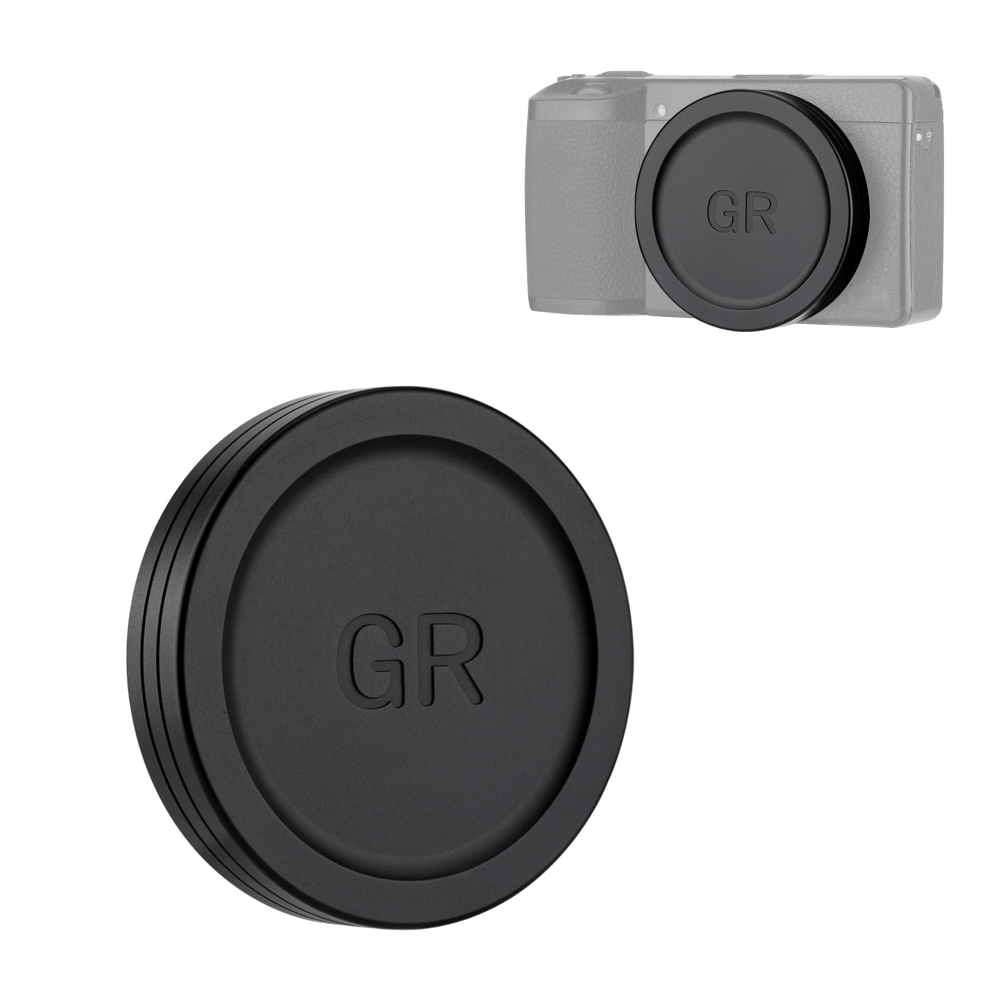 JJC Aluminum Lens Cap for Ricoh GR IV – Durable Metal Camera Protector