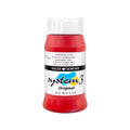 Daler-Rowney System3 Acrylic Paint – Cadmium Red Hue, 500ml Pot