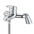 Rehomthy Modern Round Bath Shower Mixer Tap | Solid Brass Chrome