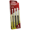 The Army Painter Masterclass Drybrush Set – 3 Goat Hair Hobby Brushes