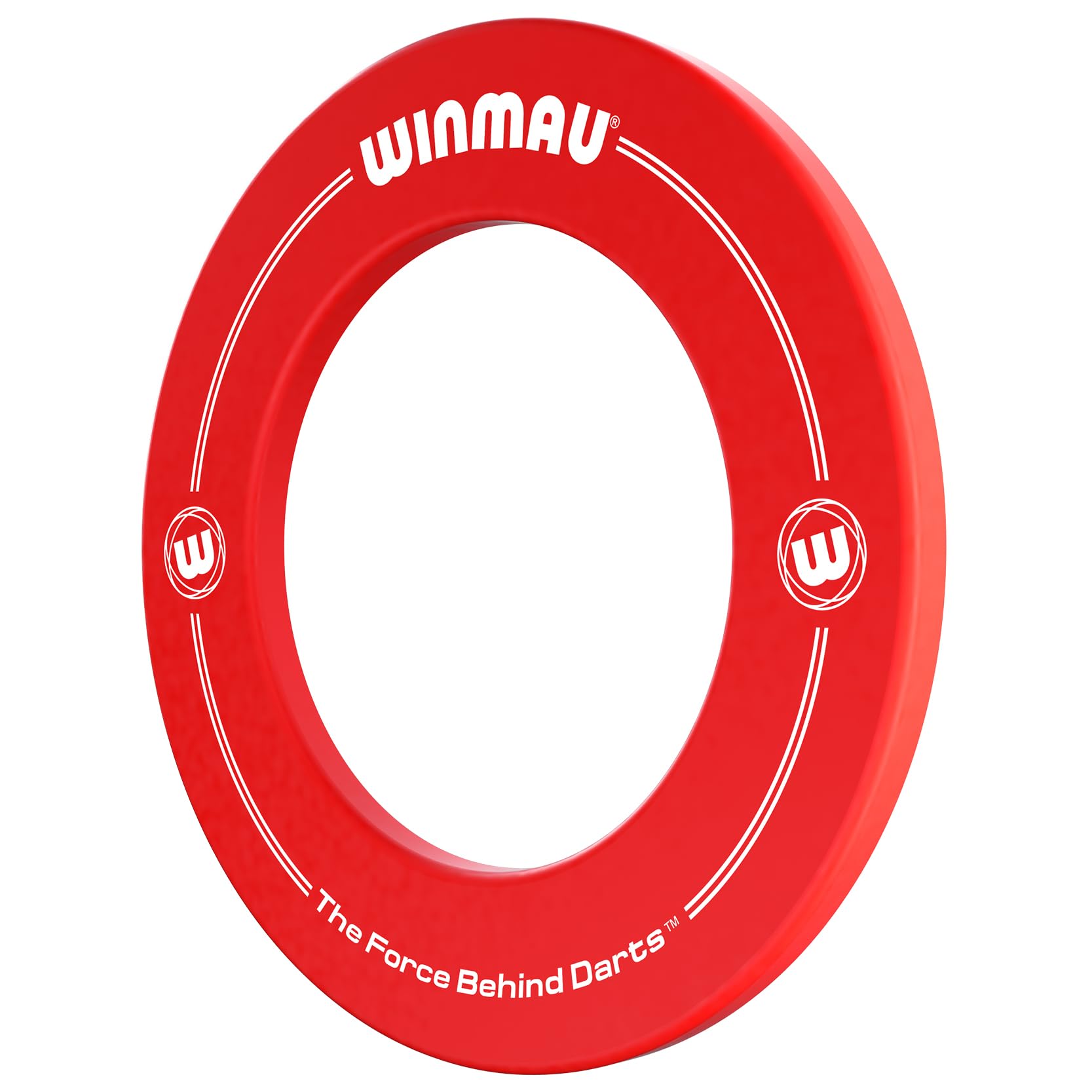 Winmau Dartboard Surround Ring – Red Printed Wall Protector Backboard