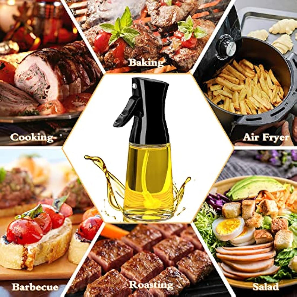 Olive Oil Sprayer – 180ml Glass Mister for Air Fryer & Cooking