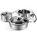 Jolof Store 6-Piece Stainless Steel Cookware Set | Induction Ready