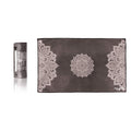 Yoga Design Lab Microfiber Hand Towel – Non-Slip Mandala Black