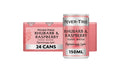 Fever-Tree Rhubarb & Raspberry Light Tonic Water - 24 x 150ml Cans