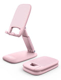 Lamicall Foldable Phone Stand – Adjustable Desk Holder Cradle, Pink