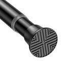 Zipglo Black Tension Shower Curtain Pole | 78-197cm No-Drill Rod