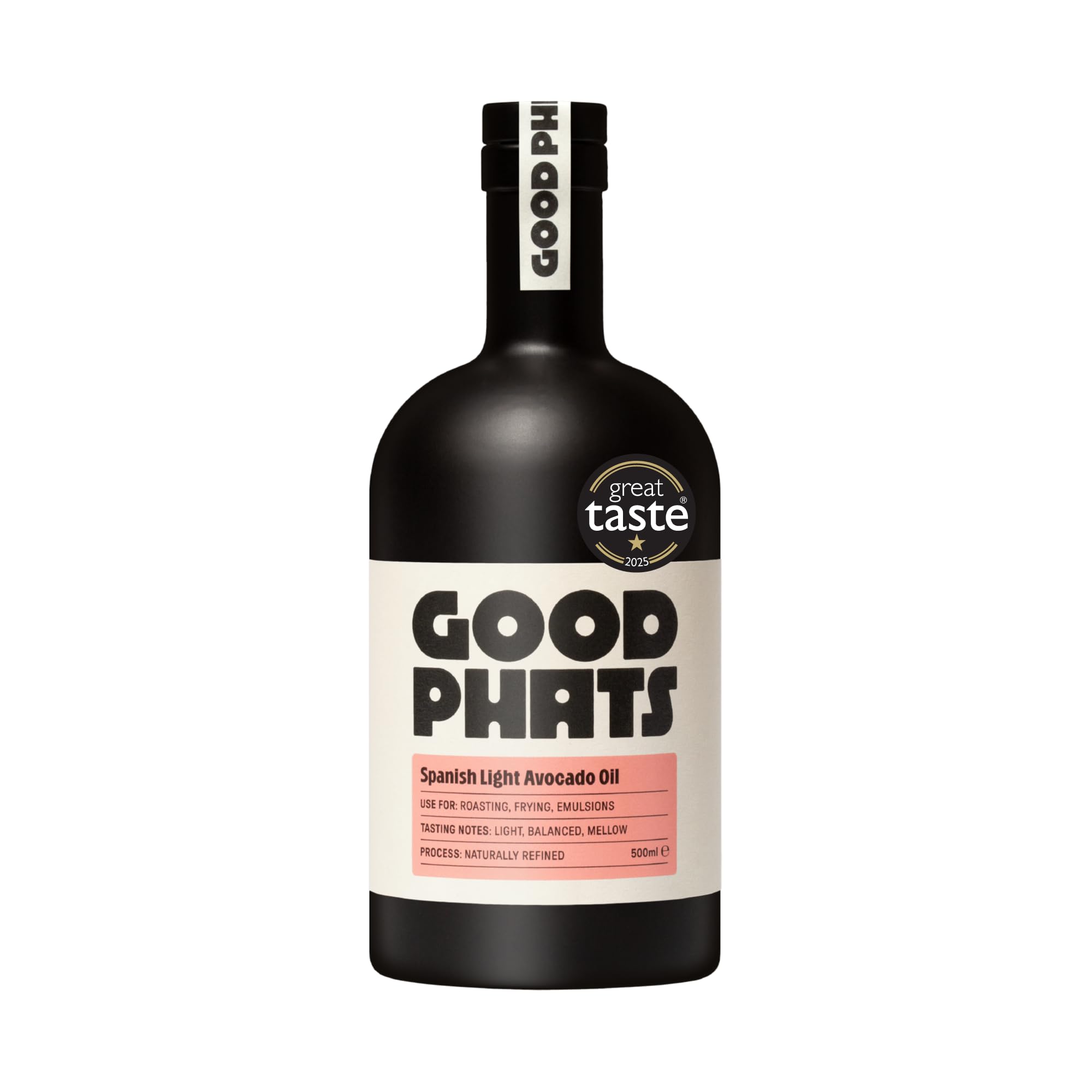 GOOD PHATS Spanish Light Avocado Oil – High Smoke Point Cooking Oil (500ml)