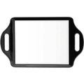 X-Large Barber Handheld Mirror | Self-Cut Mirror - Black