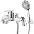 Jolof Store Modern Bath Mixer Taps with 3-Mode Shower Head | Chrome Brass
