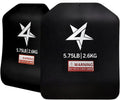 Yes4All Curved Tactical Weight Vest Plates – 5.75lb Powder Coated Steel