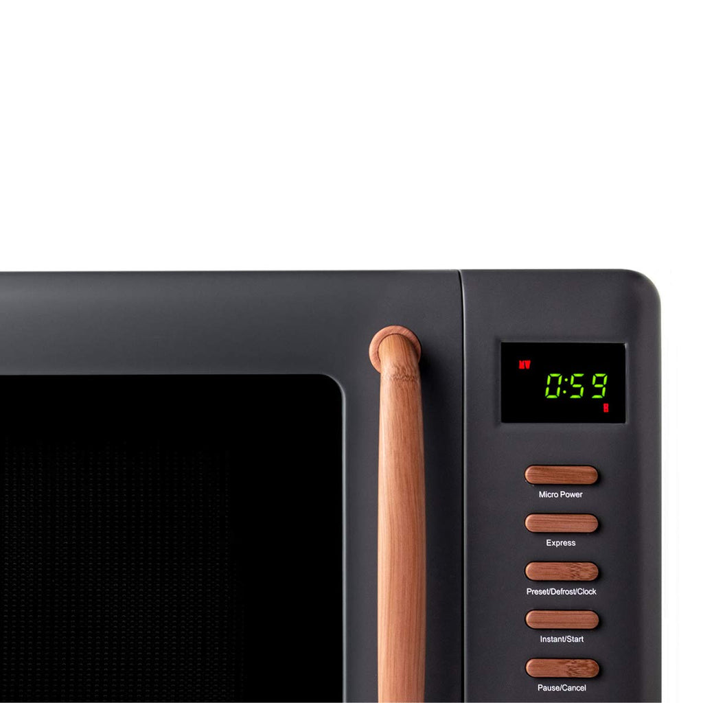 Dorchester Grey 800W Digital Microwave - 20L Compact Oven