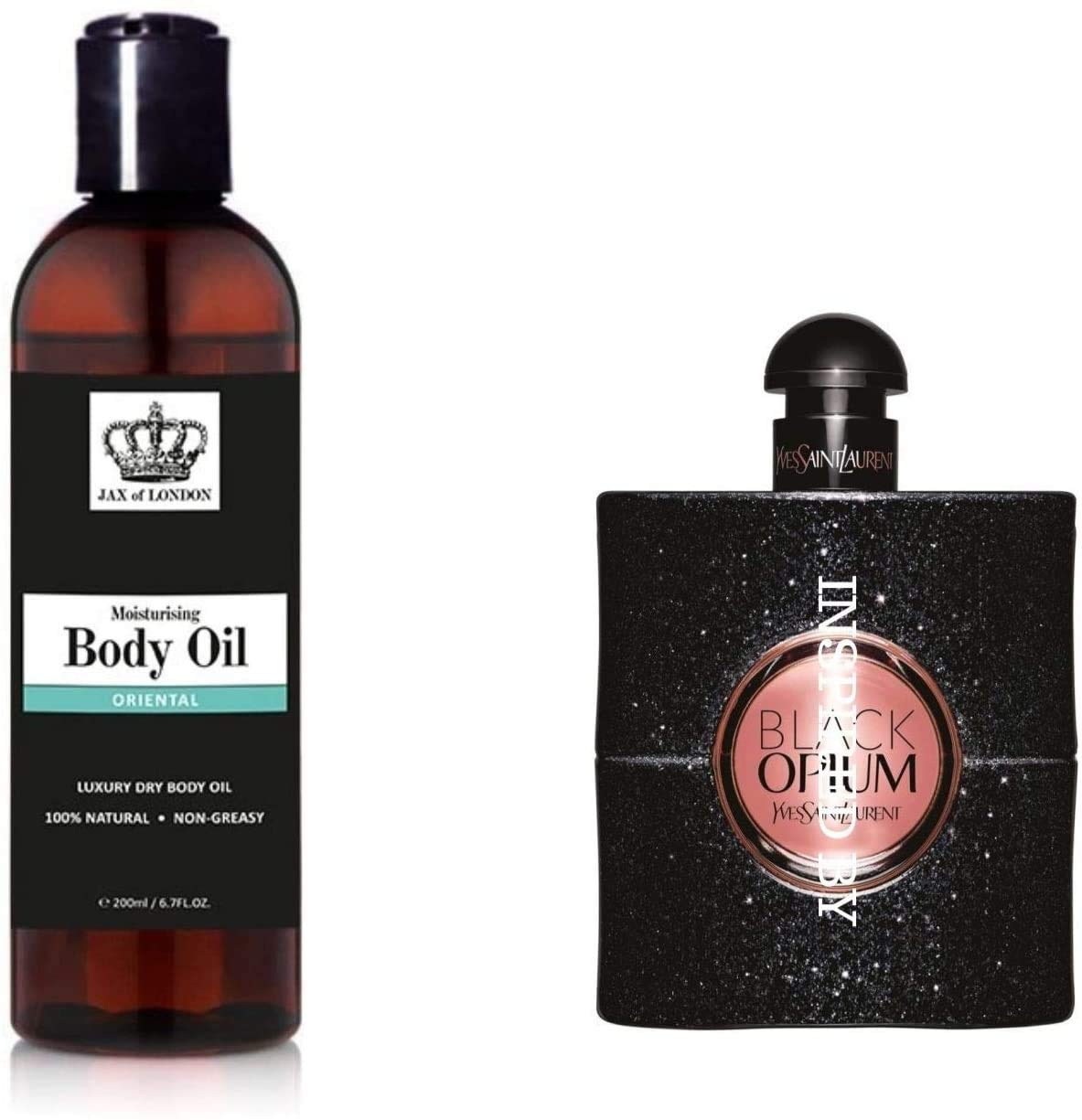 Jax of London Oriental Body Oil for Women – 200ml Natural Dry Oil