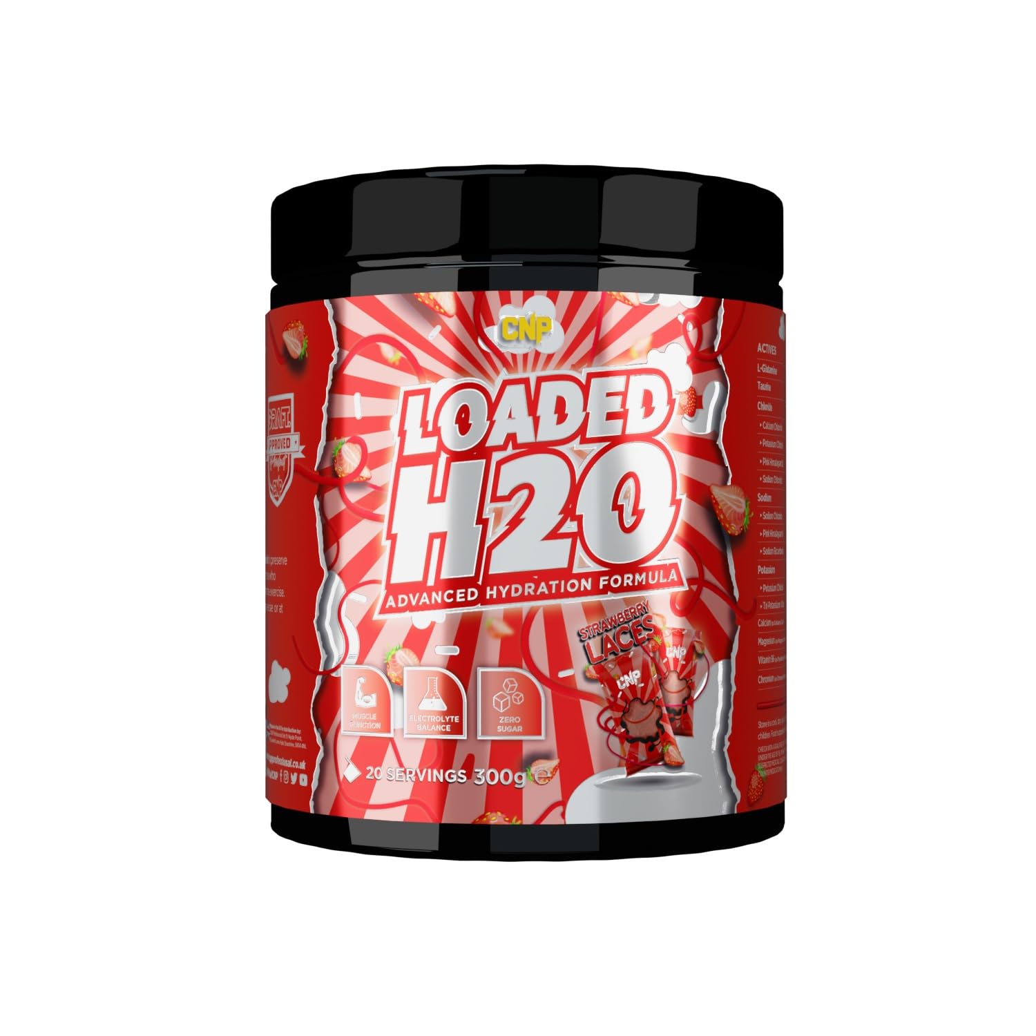 CNP Loaded H2O Electrolyte Powder - Advanced Hydration Formula, 300g