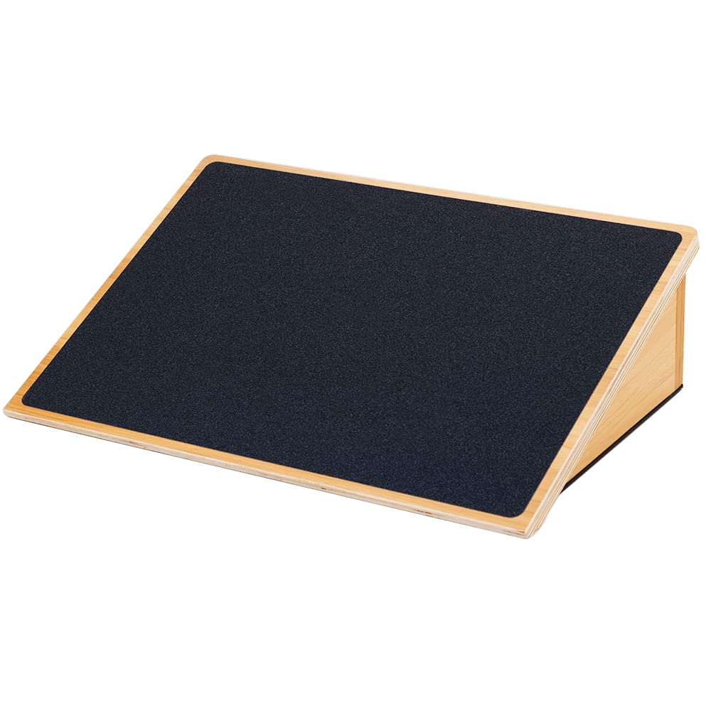 StrongTek Wooden Slant Board for Squats - 1000 Lbs Capacity Incline Board