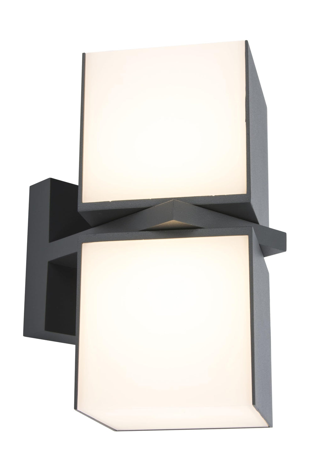 Lutec Cuba Outdoor Wall Light – Rotatable Modern Garden Sconce