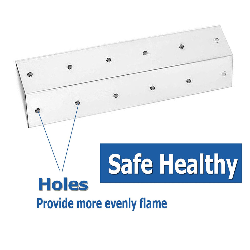GriHero BBQ Heat Plates - Stainless Steel Flame Tamers for Outback, 4 Pack