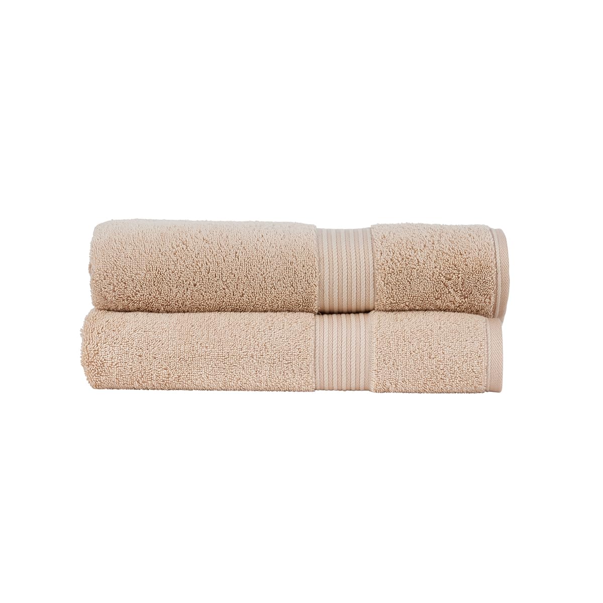 Christy Supreme Hygro Bath Towels - 2 Piece Set - Supima Cotton - Stone