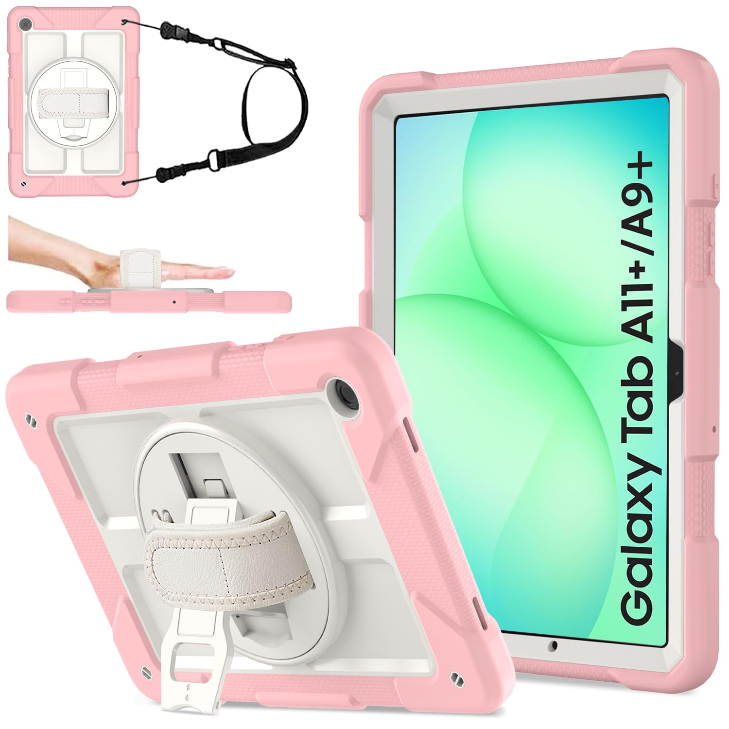 TOPWANT Samsung Galaxy Tab A11/A9 Plus Case – Shockproof Rugged Cover