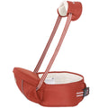 Ergonomic Hipseat Baby Carrier – Adjustable Waist Stool, Red