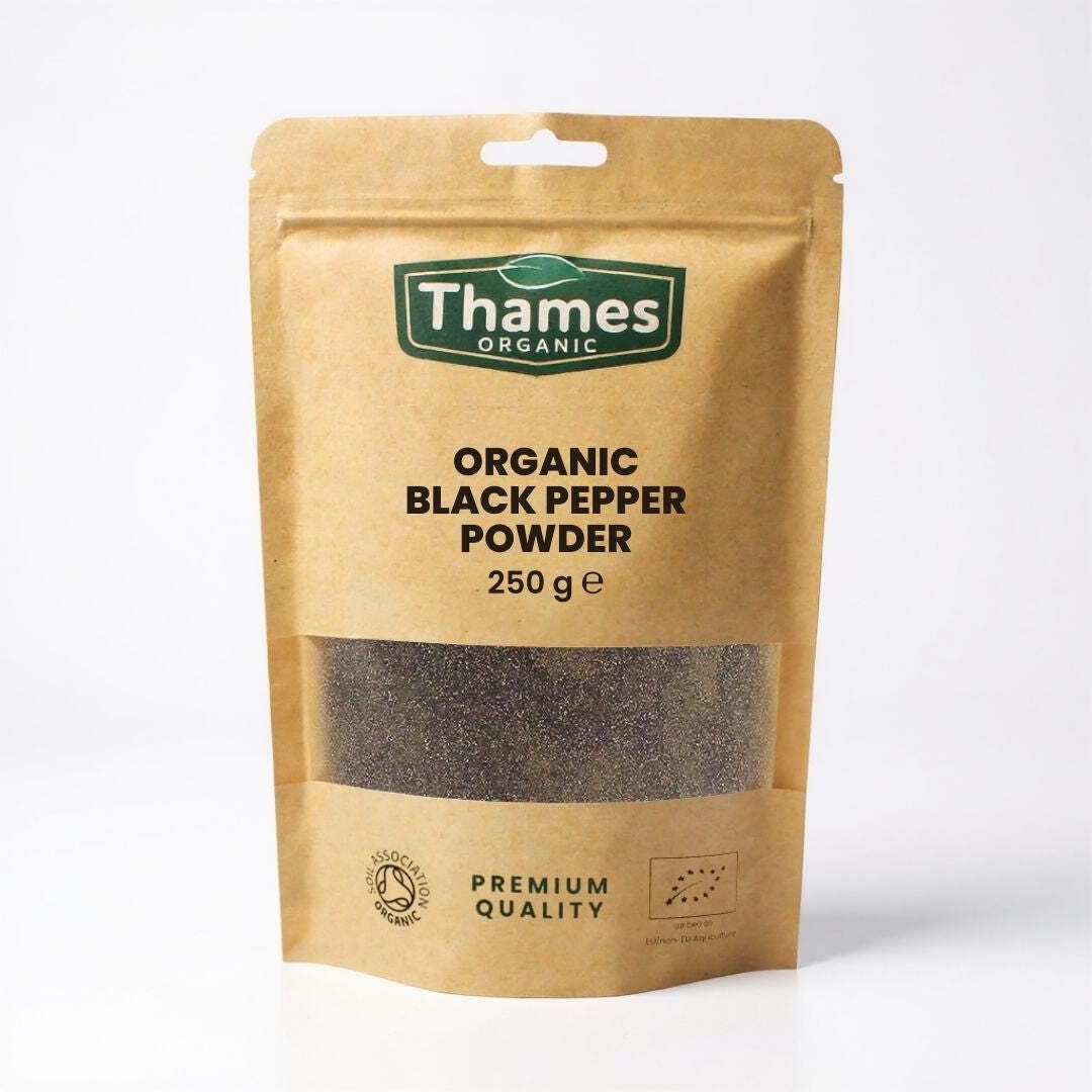 Jolof Store Organic Black Pepper Powder – 250g Non-GMO Spice