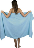 Jolof Store Extra Large Bath Sheet – 100x200cm 600GSM Terry Cotton Sky Blue