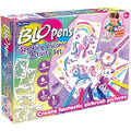 John Adams BLOPENS Sparkling Unicorn Airbrush Art Activity Set - Silver