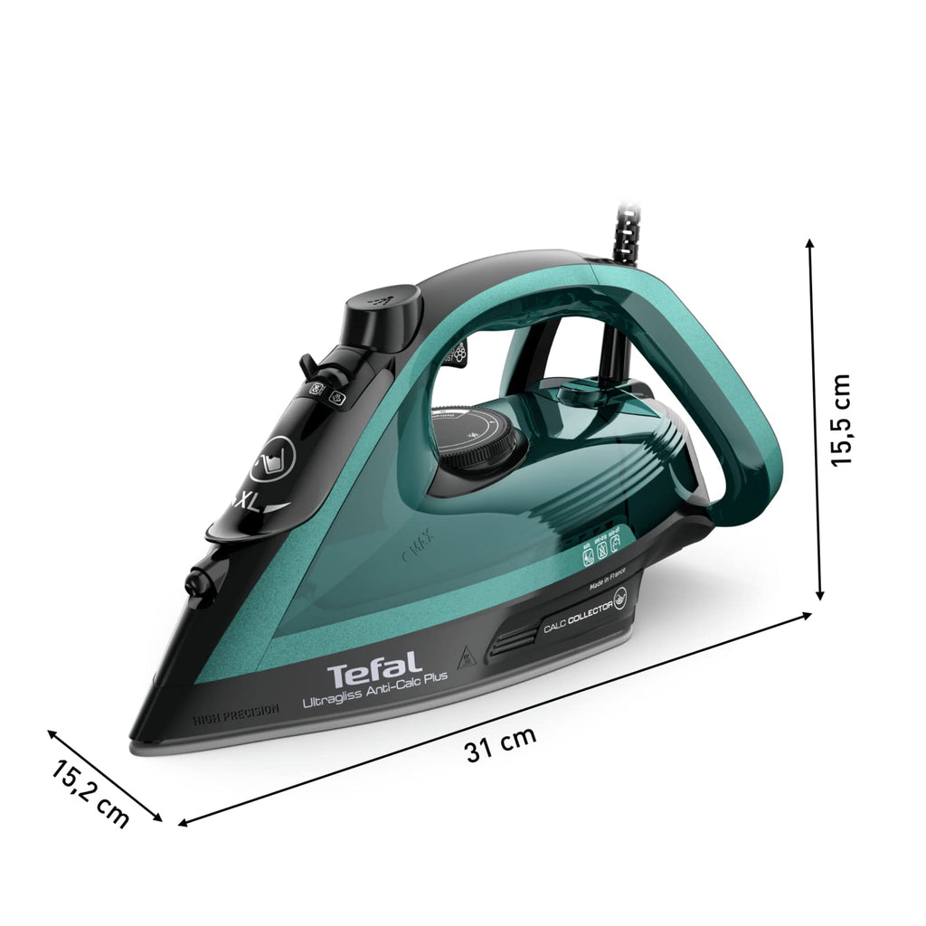 Tefal Ultraglide Steam Iron – 2800W Anti-Scale with Durilium Soleplate