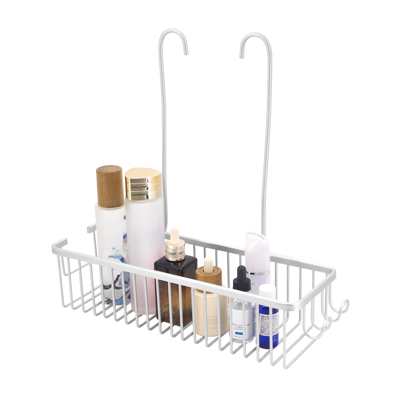 MoYouno Hanging Shower Caddy – No-Drill Stainless Steel Storage Basket