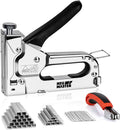 NEU MASTER 3-in-1 Heavy Duty Manual Staple Gun with 2000 Staples