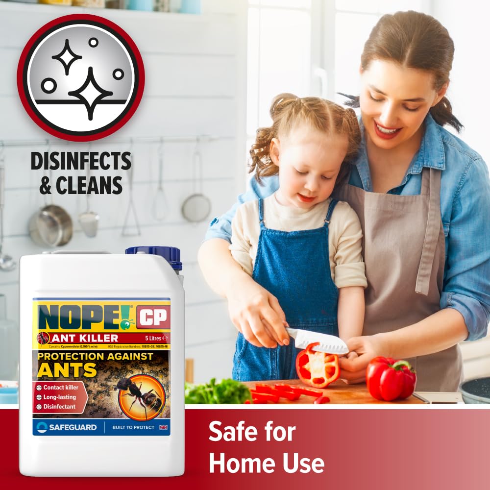 NOPE! CP Ant Killer Spray - 5L Cypermethrin Insecticide with Sprayer