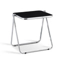 TAO ONE Acrylic Folding Table TV Tray Small Side Table - Clear