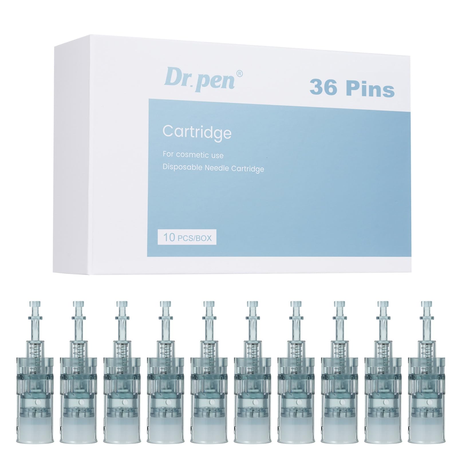 Dr.pen M8/M7S Replacement Cartridges – 36 Pins Microneedling (10 Pcs)