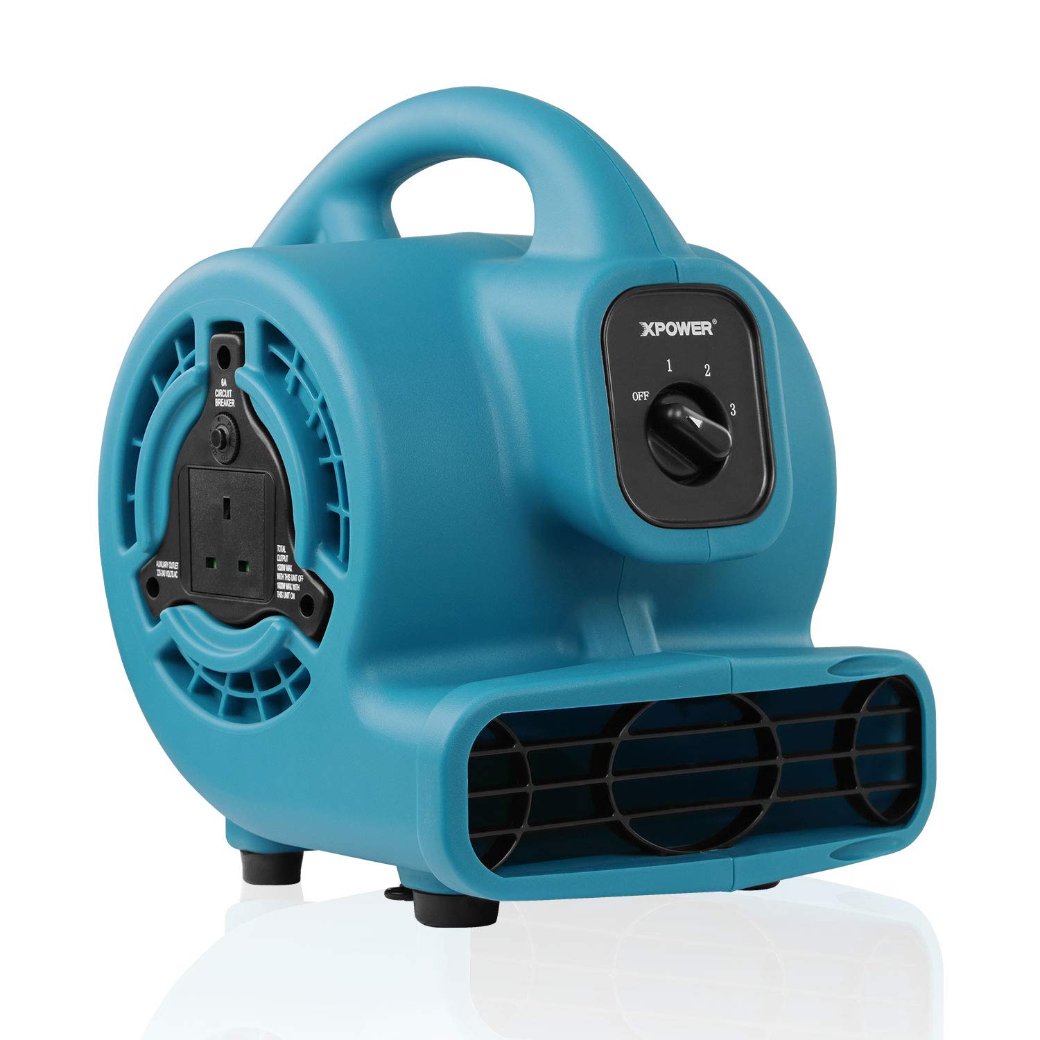XPower P-80A Mini Mighty Air Mover – Stackable Carpet Dryer Floor Fan