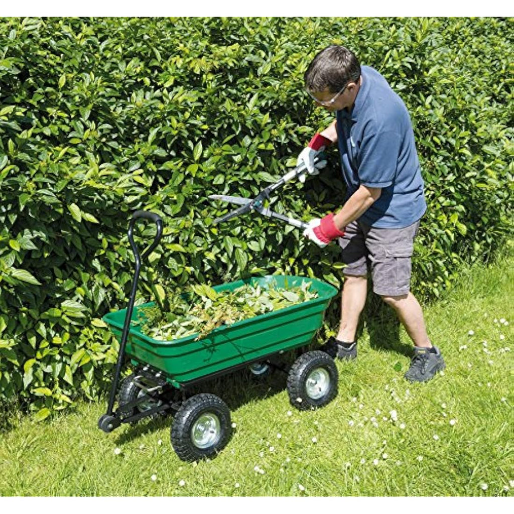 Draper Heavy Duty Garden Tipper Cart | 200kg Capacity Steel Trolley