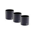 KalaMitica Magnetic Cylinder Storage Set - 3 Piece Wall Organizer - Lead