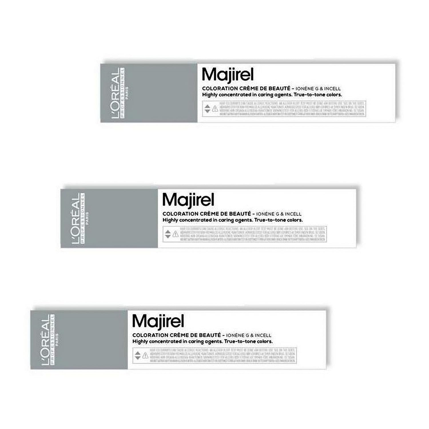 L'Oreal Majirel 5.0 Permanent Hair Color Cream - 3 x 50ml Set