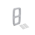 Emuca - Lateral assembly supplement for pull down hanging rail, Side supplement for pull down wardrobe rail lift, grey plastic, Set of 2 - image 1