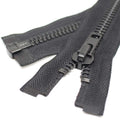 YaHoGa 45 cm #10 Zip Metal Separable for Coats Jackets Black