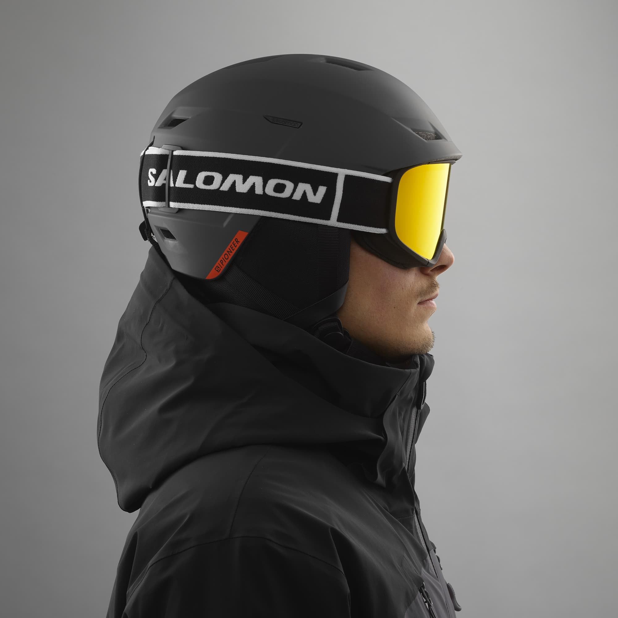 Salomon Pioneer LT Men's Ski and Snowboard Helmet - Grey, MaxFit