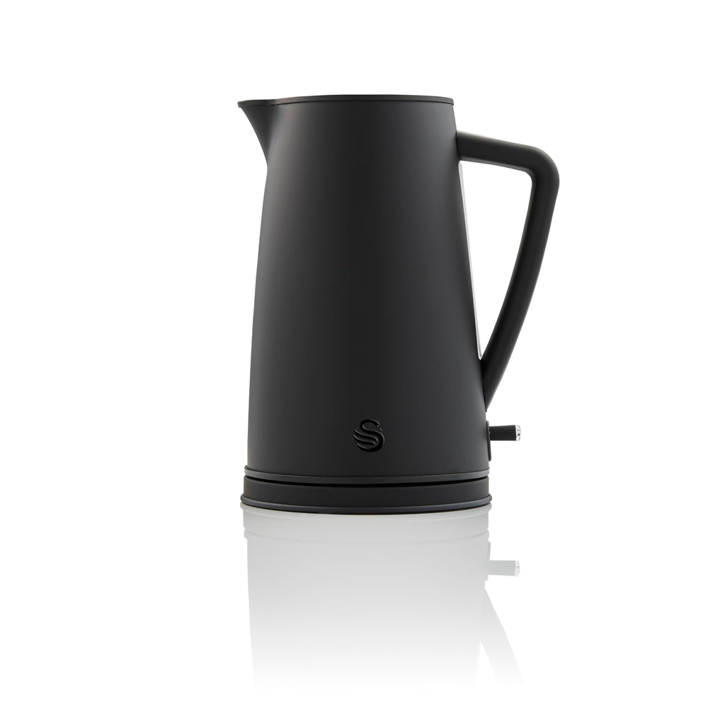 Swan Stealth Jug Kettle – 1.7L Rapid Boil 3000W – Matte Black