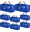 ClearSpace Heavy Duty Moving Bags with Backpack Straps, 86L - 8 Pack
