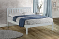 Birlea Denver King Bed – White Solid Pine Wood Shaker Frame