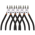 BOENFU 6-Inch Precision Flush Cutters | 5-Pack Sharp Side Wire Cutters