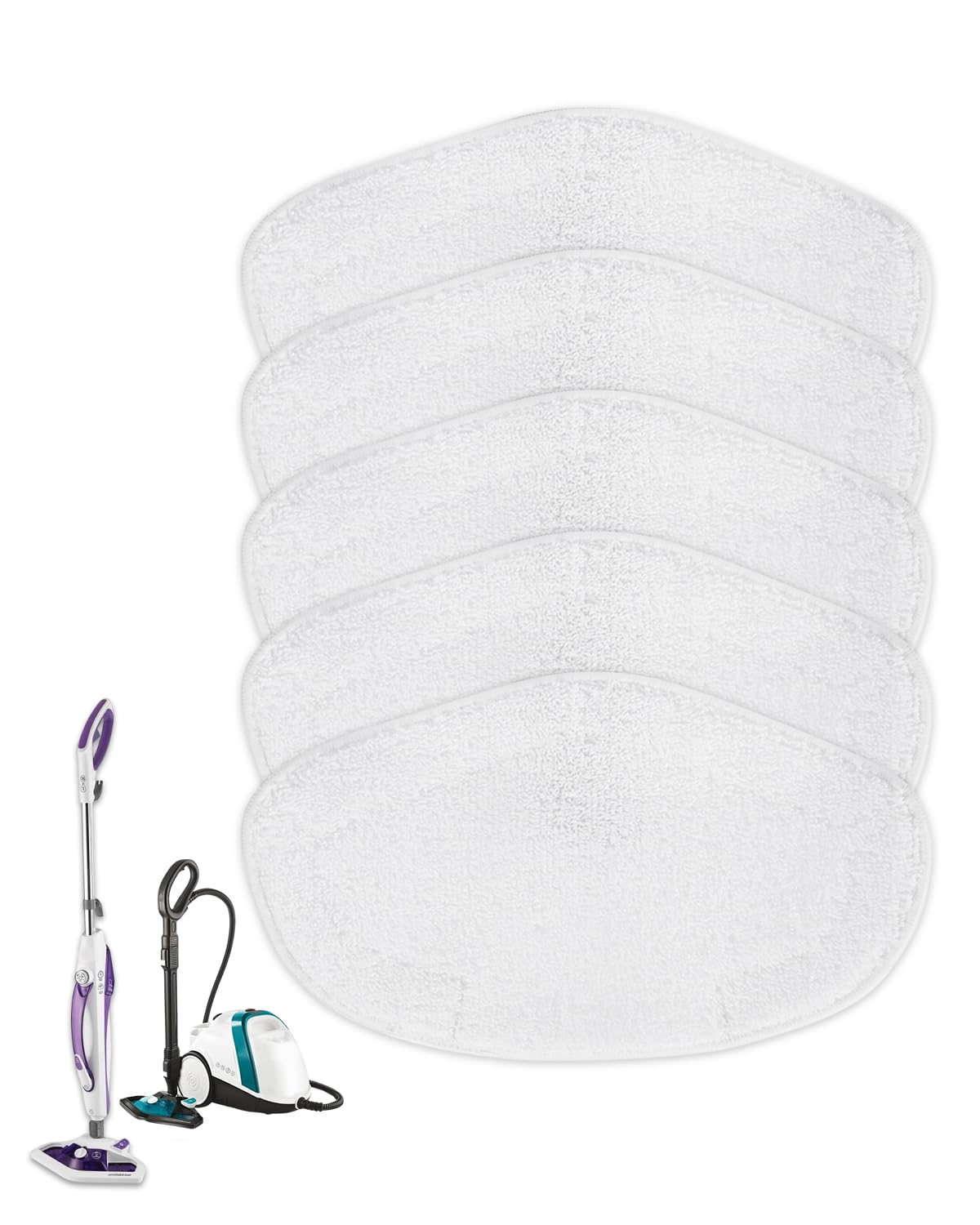 KEEPOW 5 Washable Steam Mop Pads for Polti Vaporetto SV440 SV450 SV460