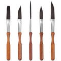 Jolof Store Synthetic Squirrel Hair Brush Set – 5PC Watercolor & Acrylic