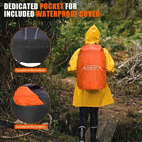 G4Free 35L Waterproof Hiking Backpack | Outdoor Trekking Daypack