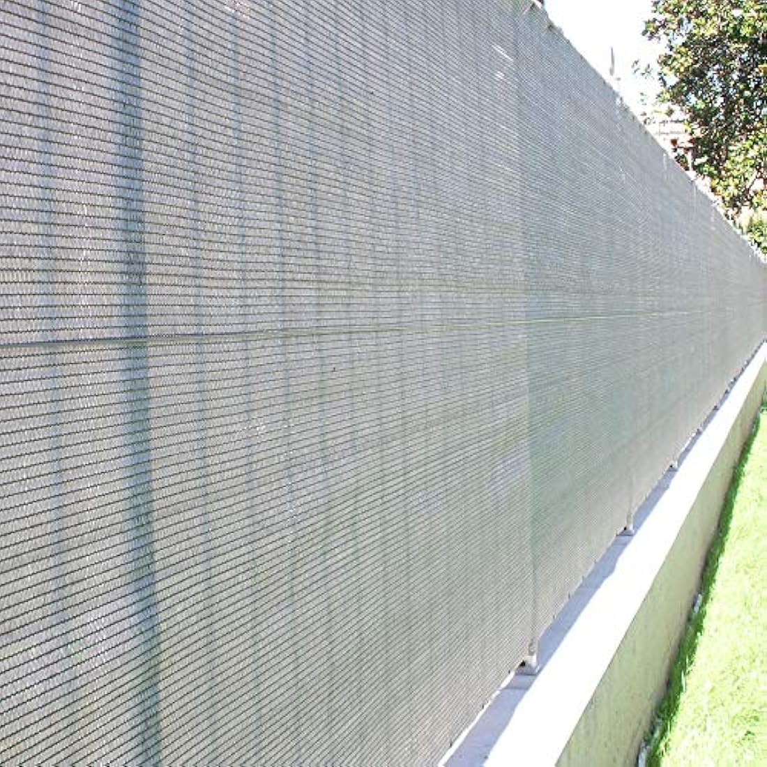 Tenax Soleado Glam Privacy Netting - Grey UV Resistant Mesh - 2x50m