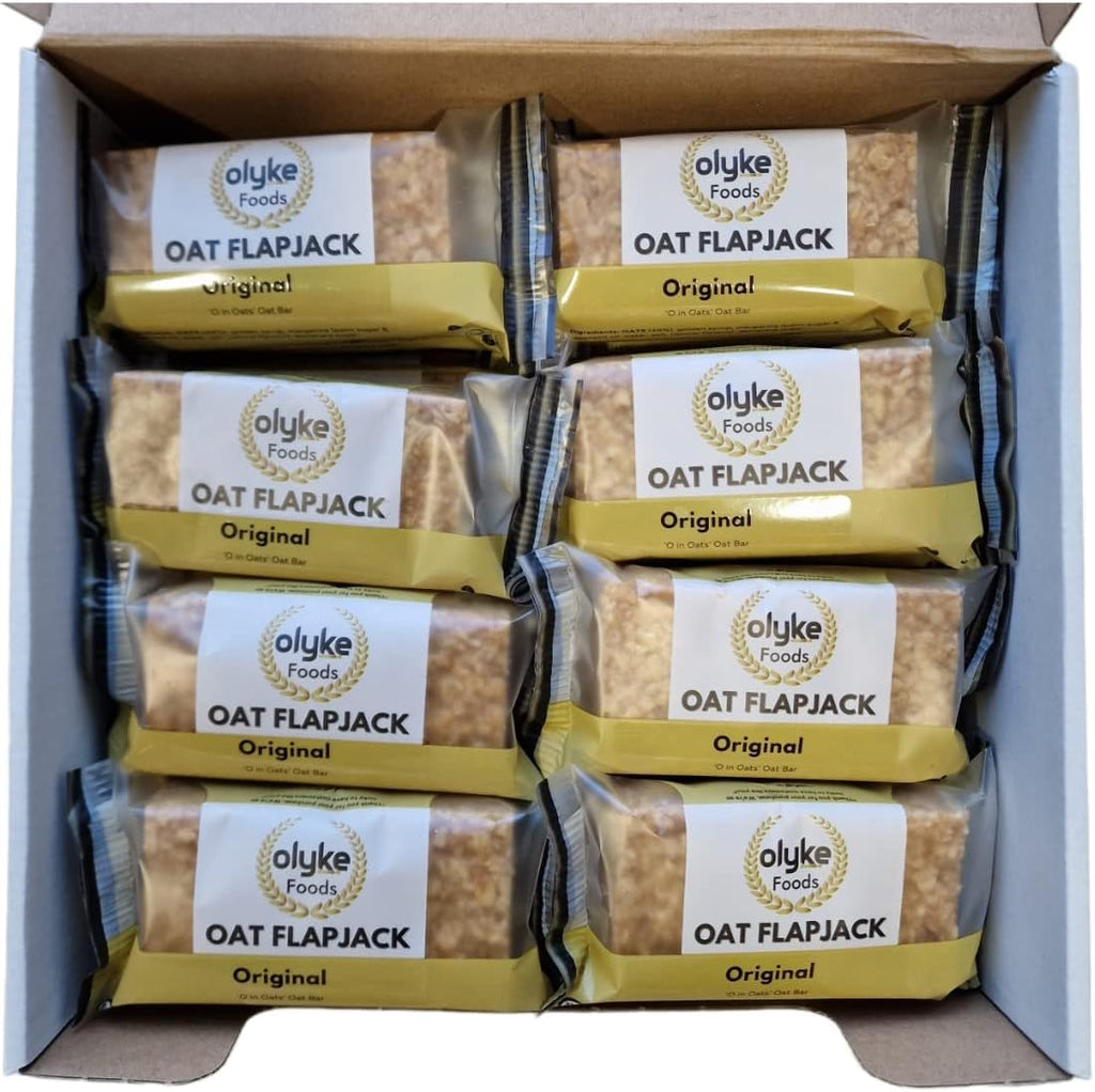 Jolof Store Oat Flapjacks – Original Handmade Energy Bars (Box of 24)
