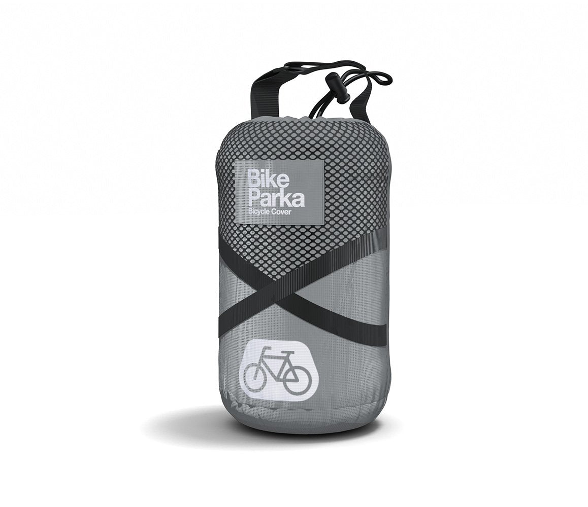 BikeParka Urban Waterproof Bicycle Cover | Ripstop Nylon - Pavement Grey